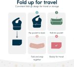 Tiny Twinkle Mess-Proof Baby Bib - Waterproof Bib for Baby Boy or Girl - PVC, BPA & Phthalate Free - Baby Food Bibs…… - Image 6